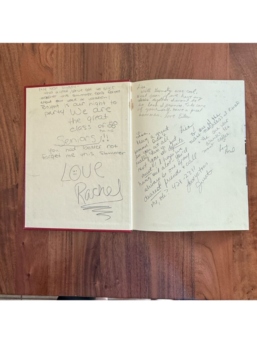 1987 Haddonfield Memorial High School NJ Yearbook Shield Signed Annual - Picture 3 of 9